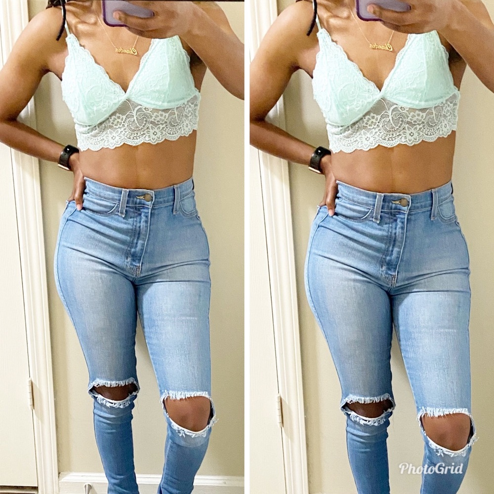 Lace Bralette Crop Top